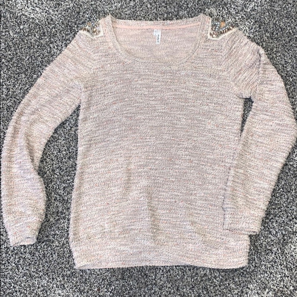 Shoulder embellished Sweater